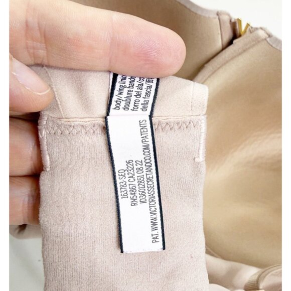 Victoria Secret Love Cloud 42DDD Beige Smooth Lightly Lined Full Cover Bra GUC - Picture 7 of 9